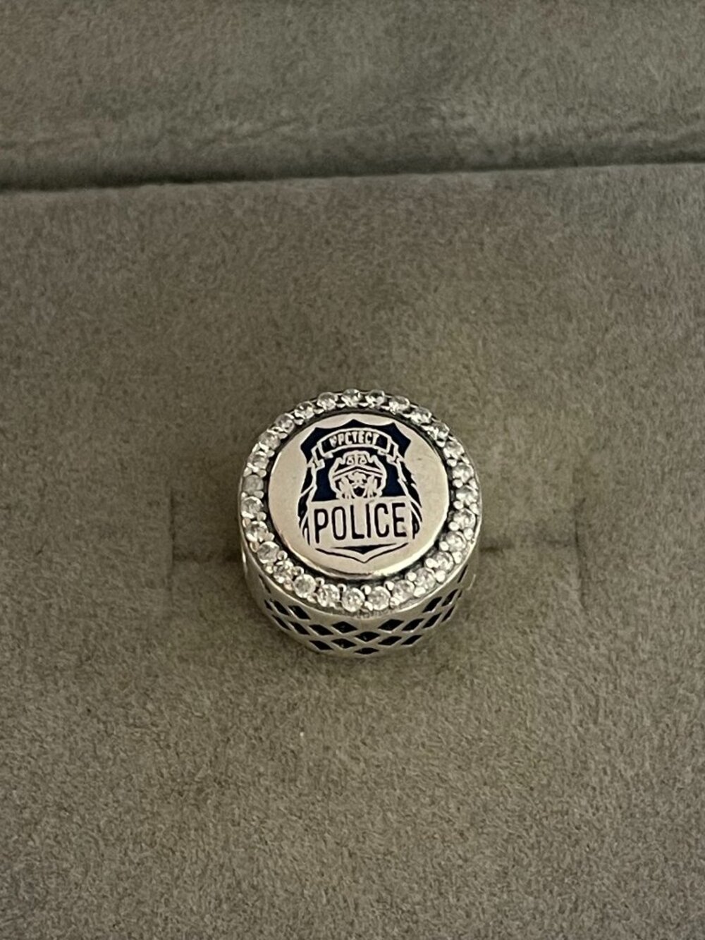Pandora Police Badge Exclusive Charm Pendant